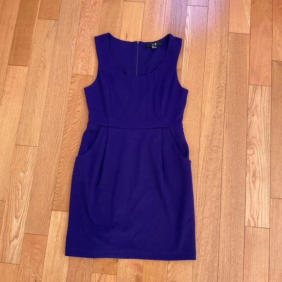 Forever 21: Purple casual dress / pinafore - Picture 2 of 4